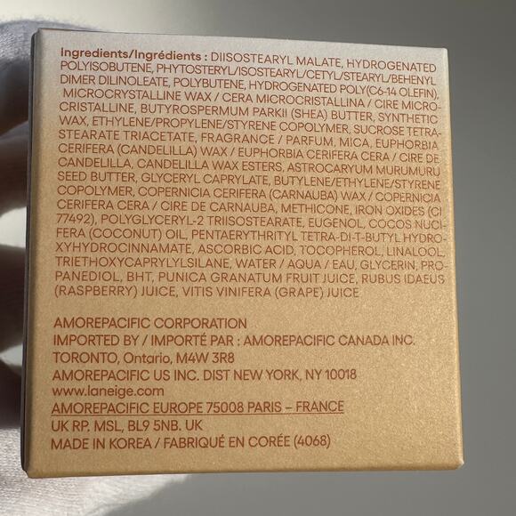 Laneige Lip Sleeping Mask Eggnog Latte Lip Balm Full Size 20g / 0.70 oz Egg Nog - Picture 11 of 12